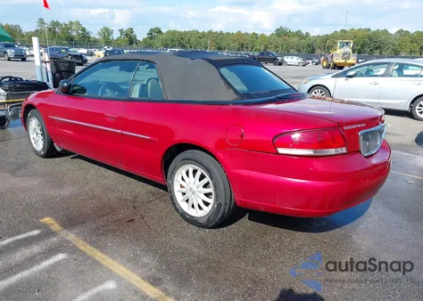 2002 Chrysler Sebring Lxi from USA, damaged, VIN 1C3EL55RX2N209192